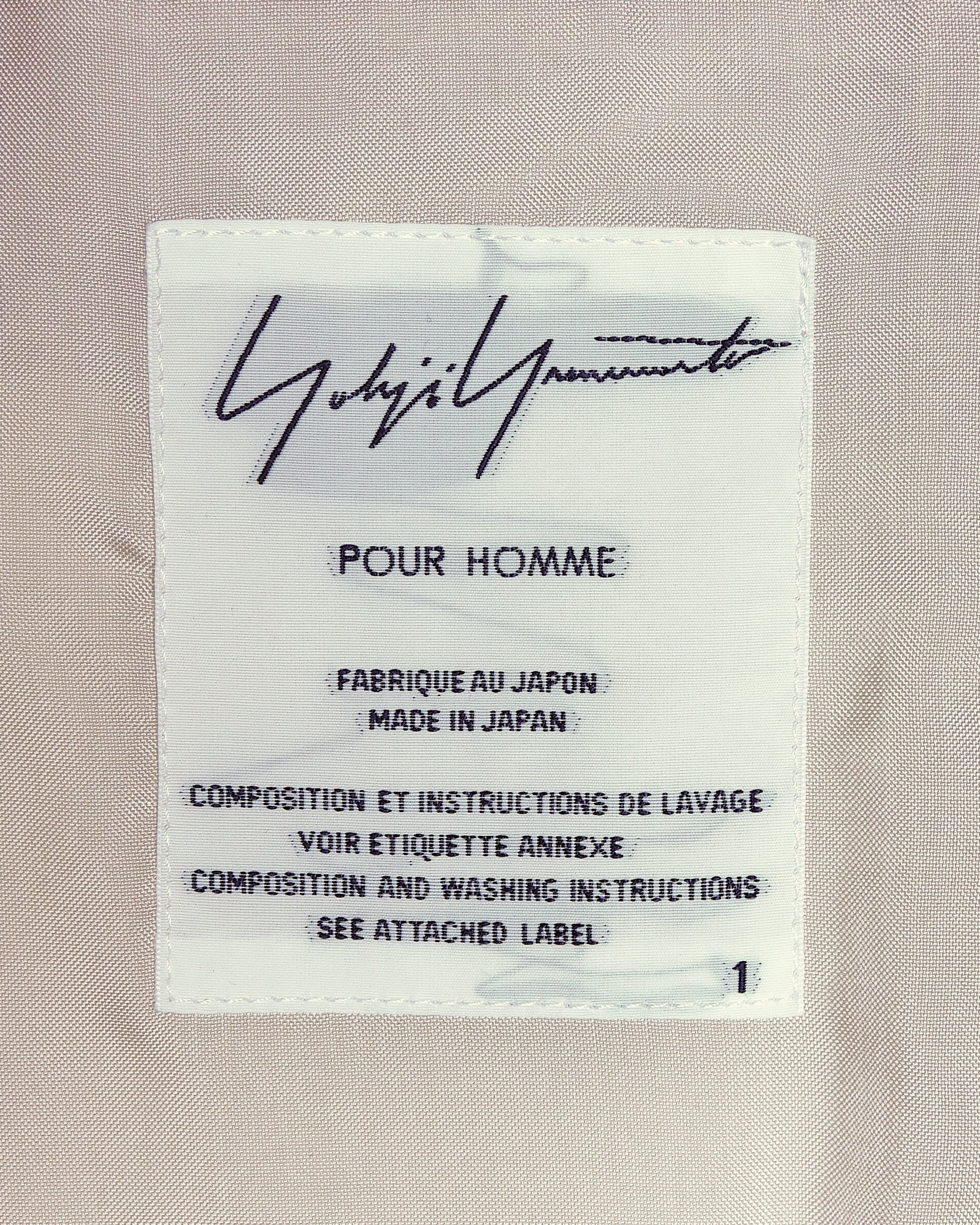Yohji Yamamoto long wool coat