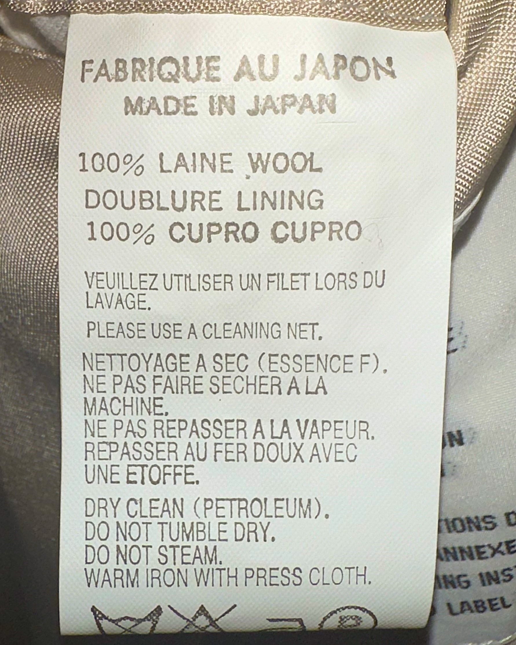 Yohji Yamamoto long wool coat