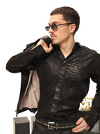 Chrome Heart Sunglasses black wood frame