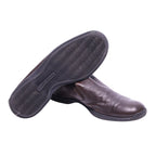 Costume National Brown Leather Loafers