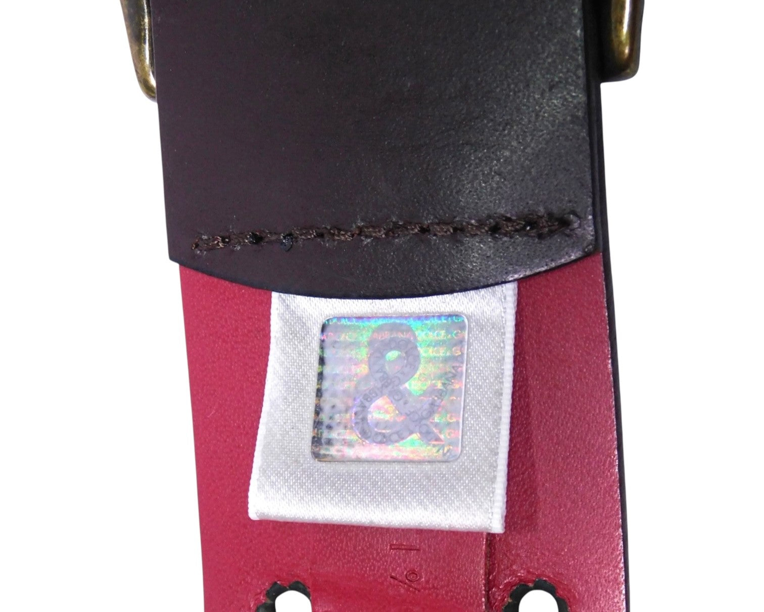 Dolce & Gabbana two-toned leather belt