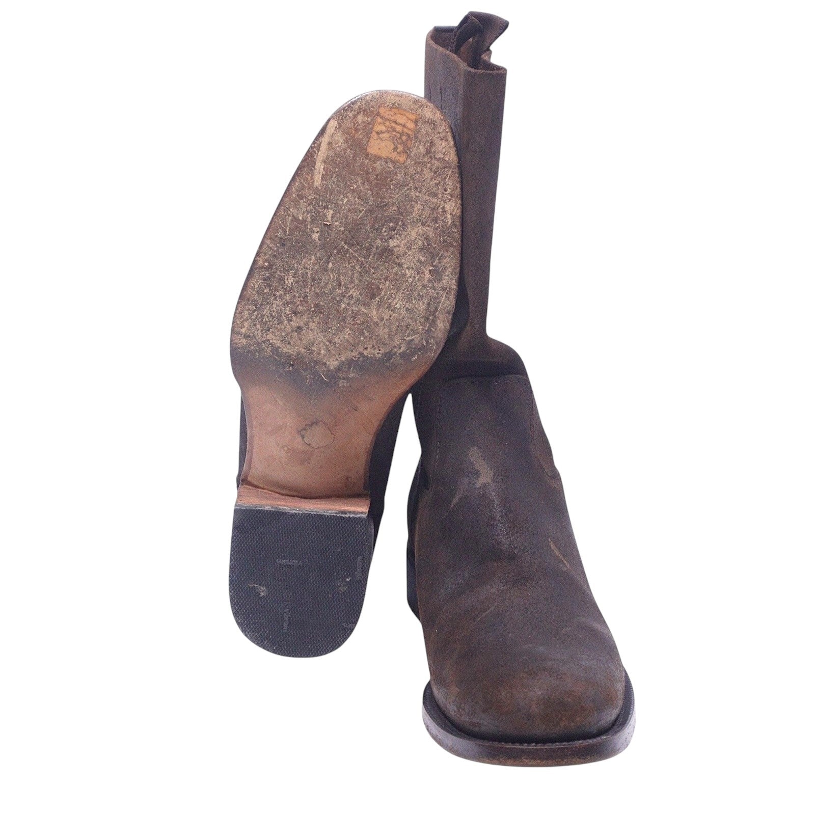 Prada Western brown lesther Boots