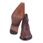 Gianni Barbato leather western santiag boots