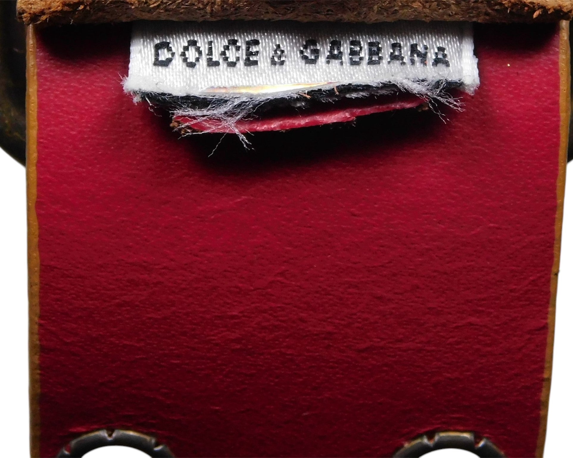 Dolce & Gabbana two-toned leather belt