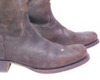 Prada Western brown lesther Boots