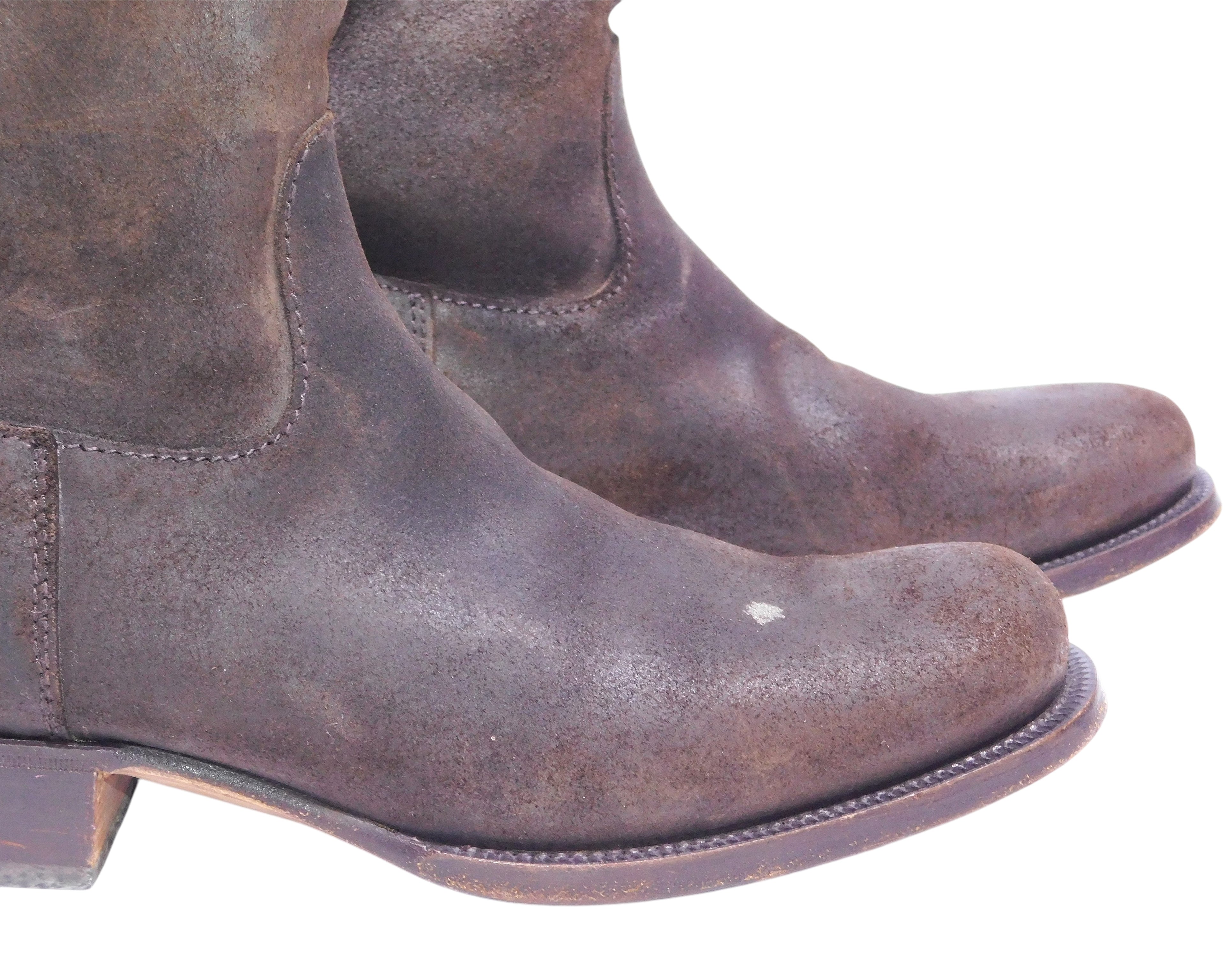 Prada Western brown lesther Boots