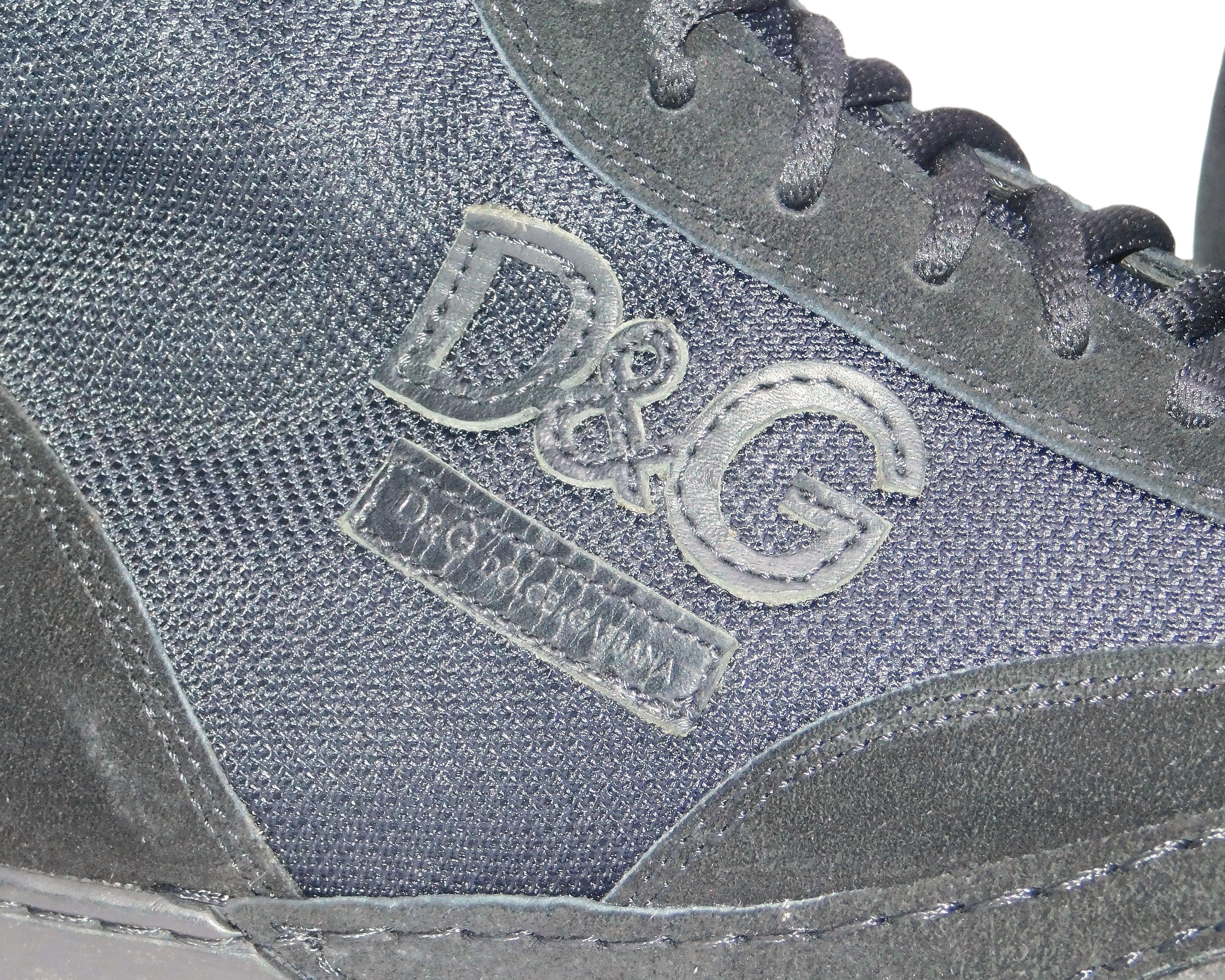 Dolce Gabbana black boxing shoes
