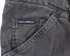 Dolce Gabbana dark gray jeans