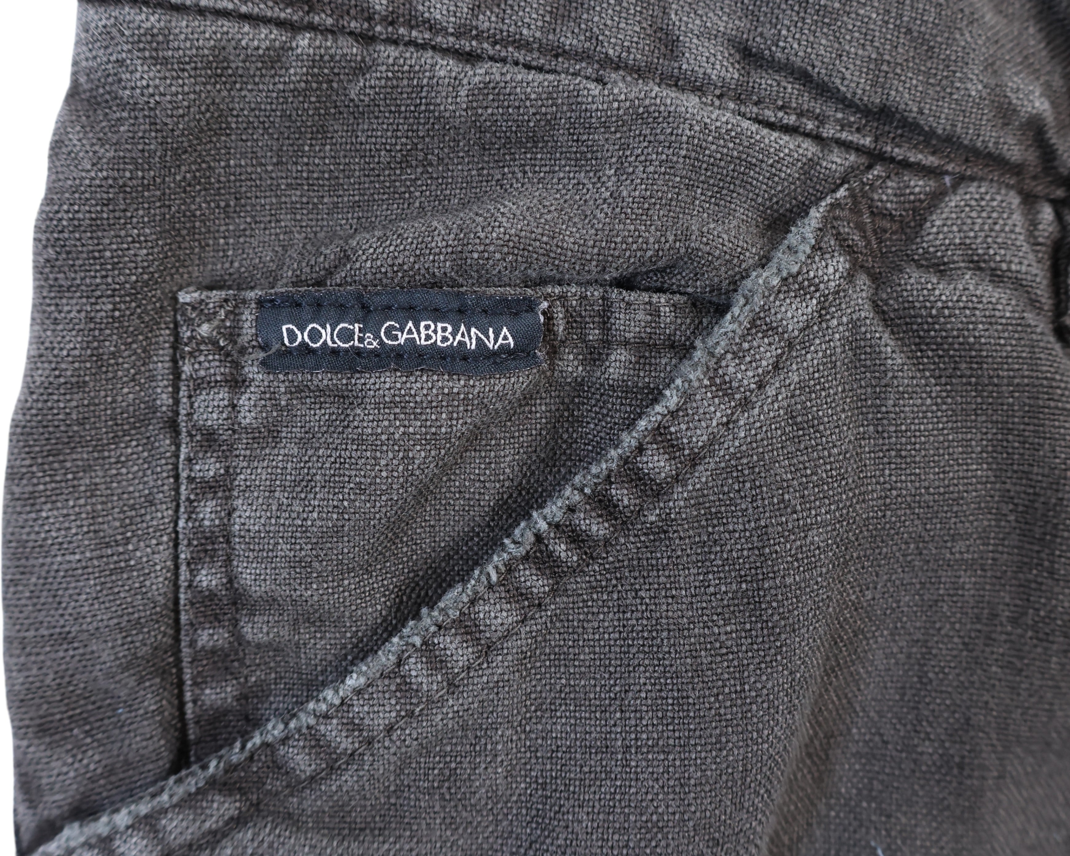 Dolce Gabbana dark gray jeans