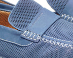 Moreschi blue leather shoes
