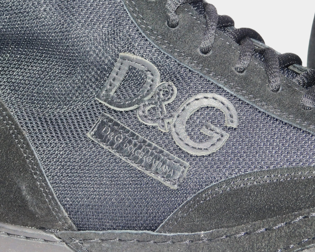 Dolce Gabbana black boxing shoes