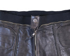 Jean Paul Gautier 90s black leather pants