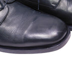 Christian Dior black leather shoes