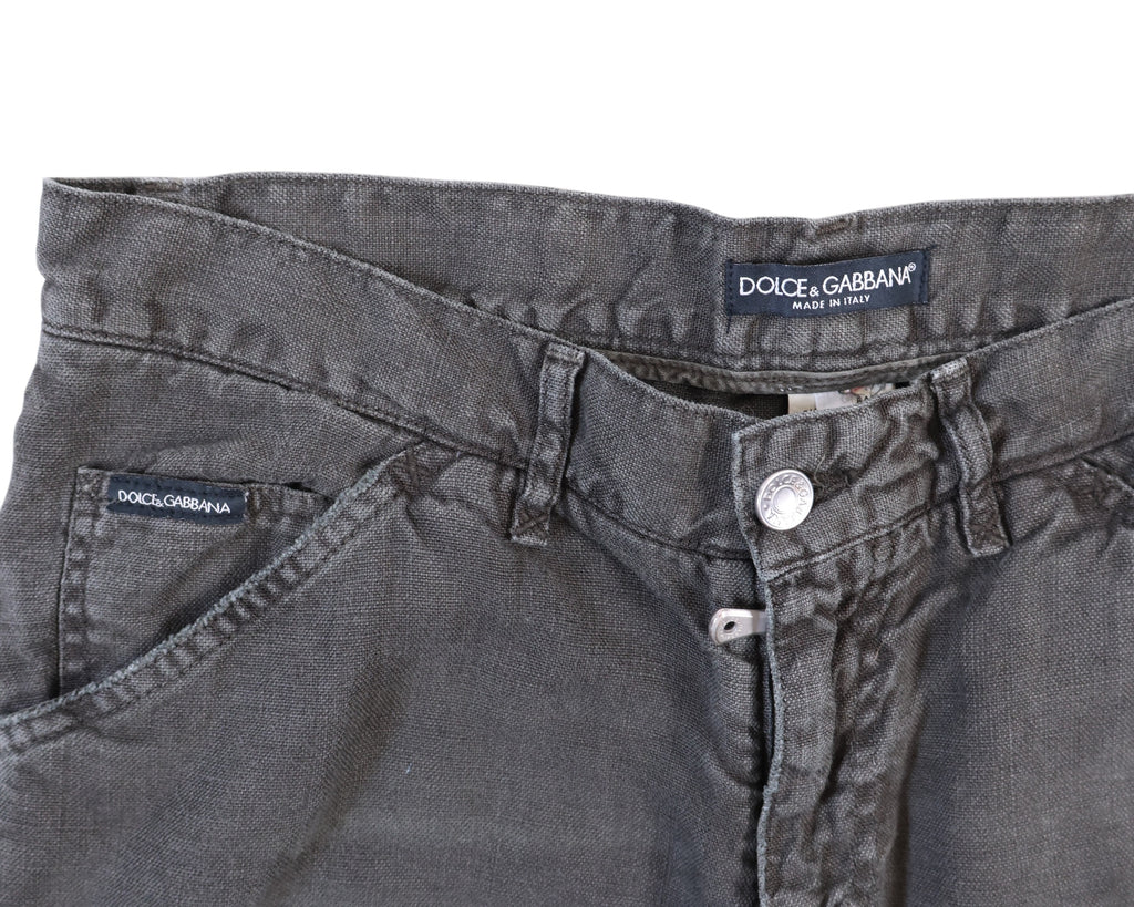 Dolce Gabbana dark gray jeans