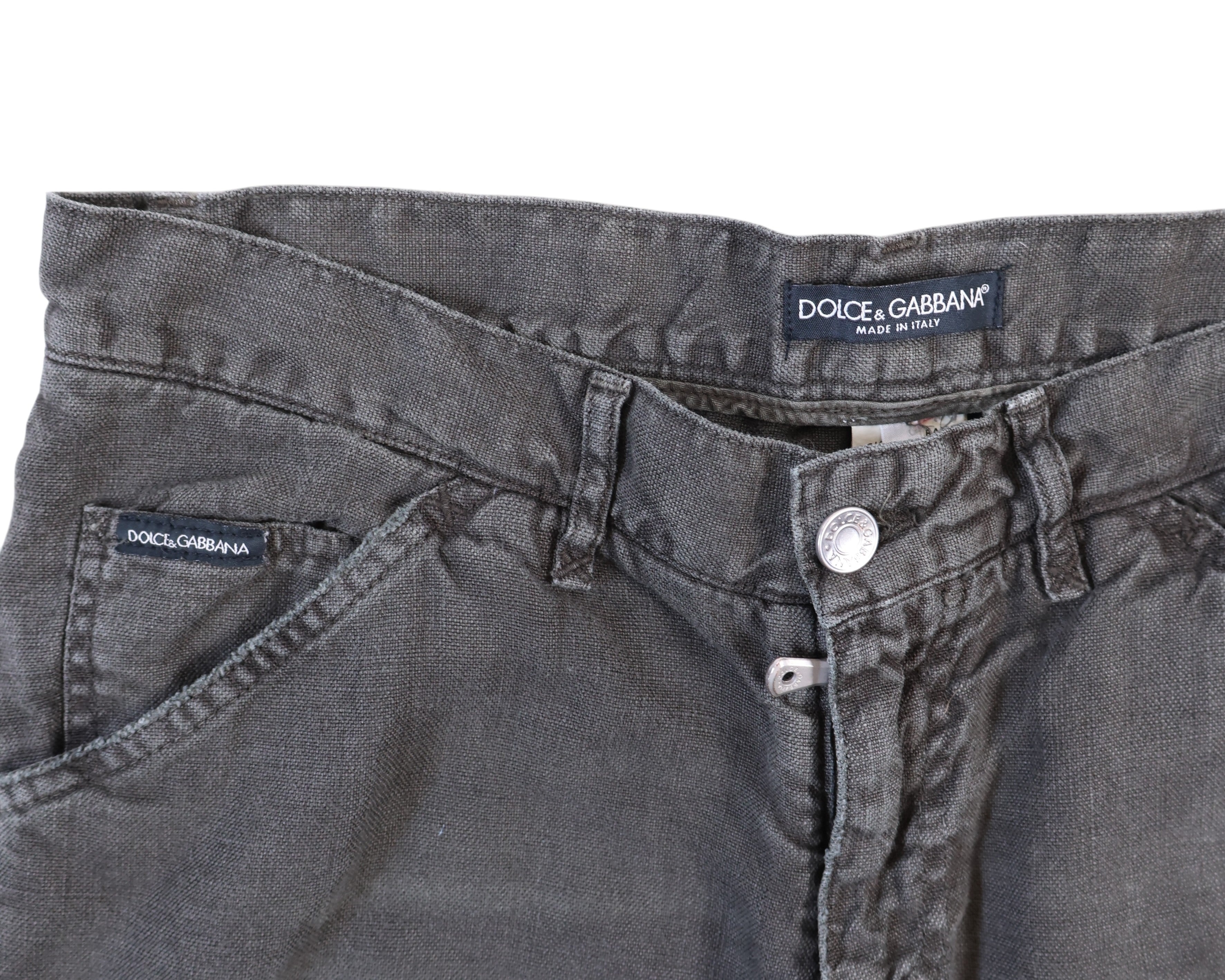 Dolce Gabbana dark gray jeans