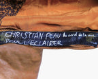 Christian Peau tan-beige leather vest