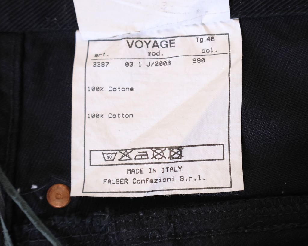Voyage Mazzilli Michielsens black jeans with shark teeth pendants