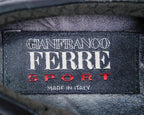 Gianfranco Ferre Sport black leather shoes