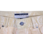 Vent Couvert beige calfskin pants