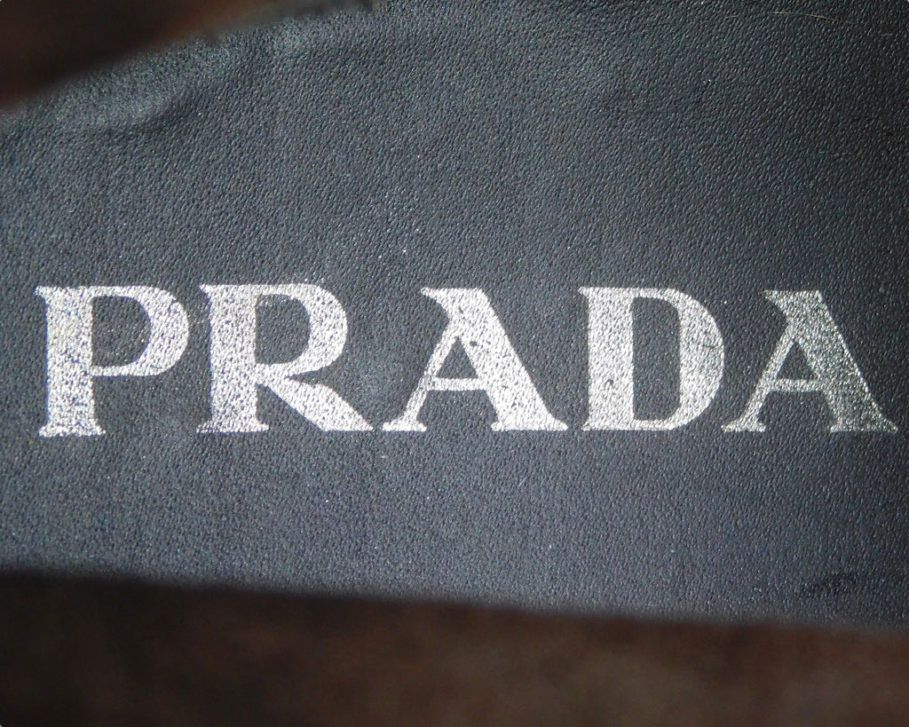 Prada Western brown lesther Boots