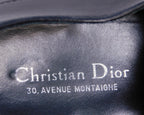 Christian Dior black leather shoes