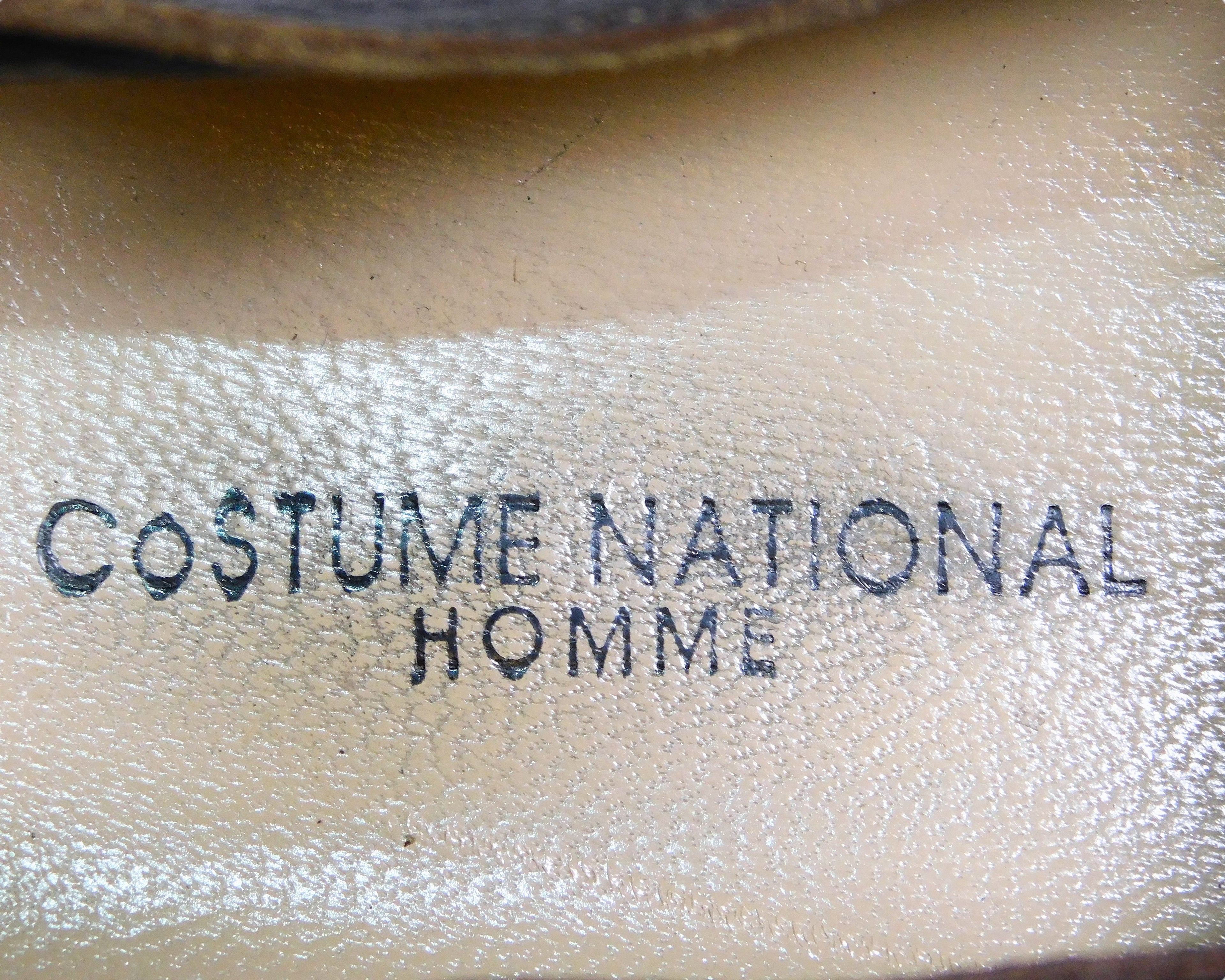 Costume National Brown Leather Loafers
