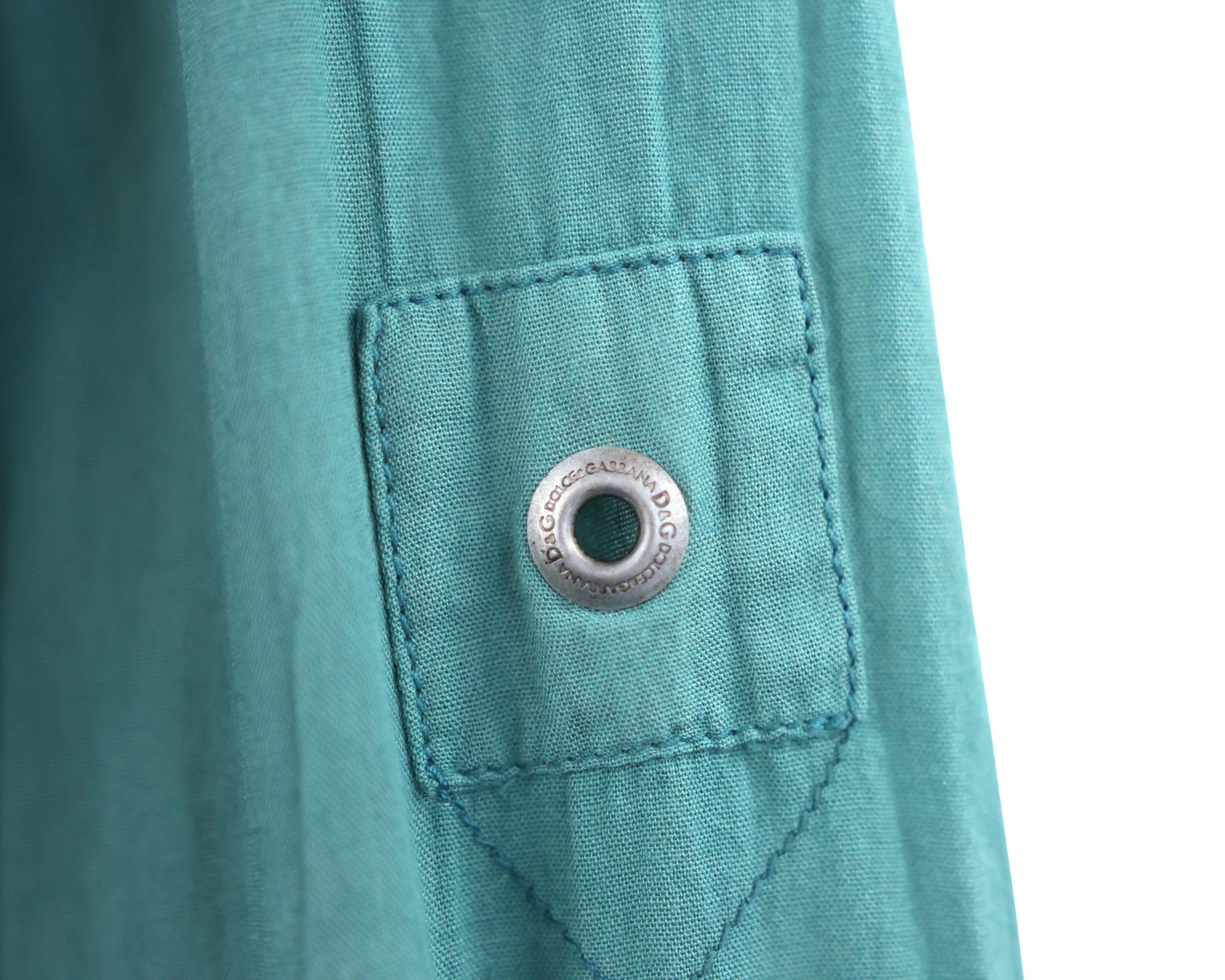 Dolce Gabbana turquoise dress shirt 04/2001