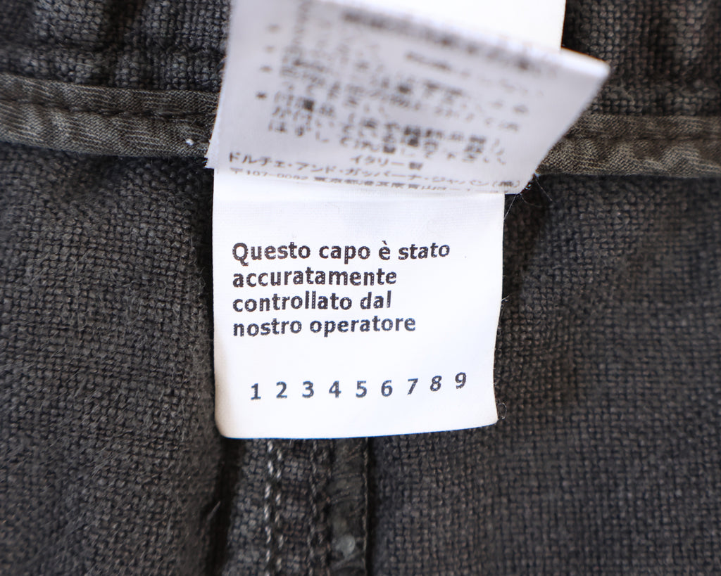 Dolce Gabbana dark gray jeans