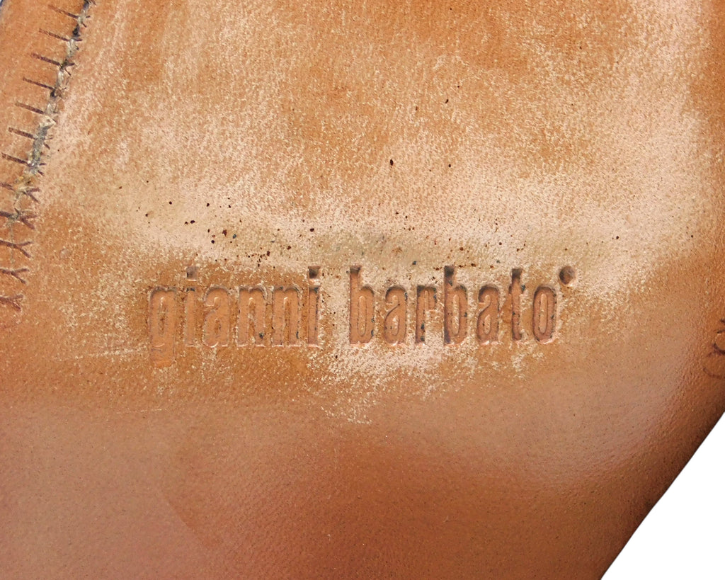 Gianni Barbato leather western santiag boots