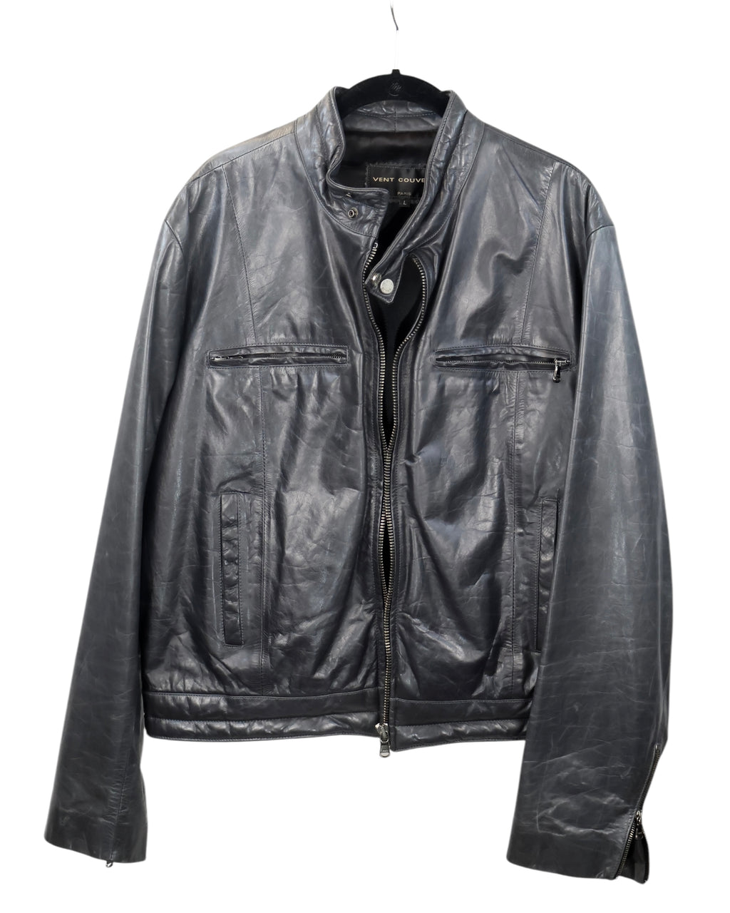 VentCouvert black leather jacket