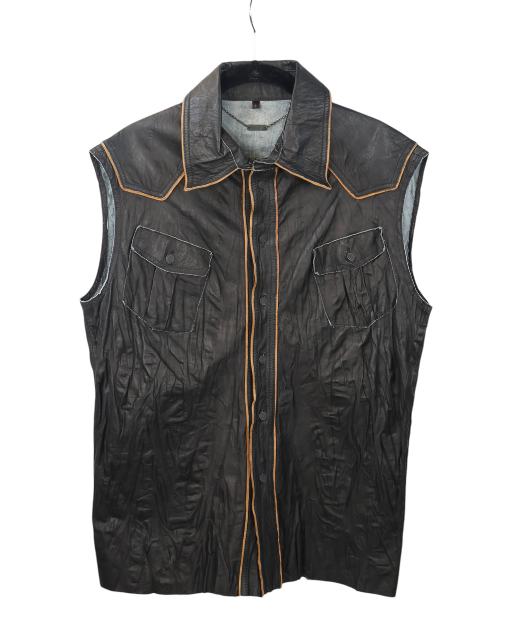 Roberto Cavalli leather vest