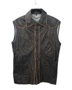 Roberto Cavalli leather vest