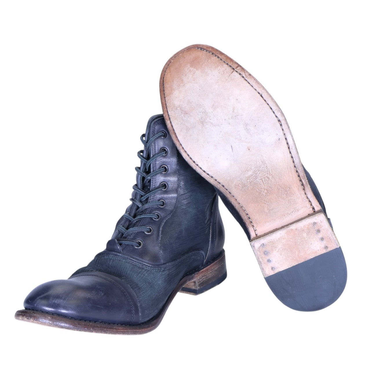 John Varvatos leather black boots