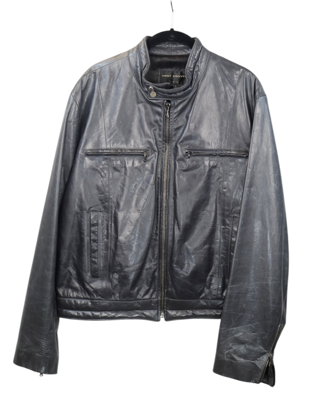 VentCouvert black leather jacket