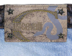 Roberto Cavalli jeans with metallic design