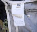 Voyage Mazzilli Michielsens jeans with wolf embroidery and rhinestones design