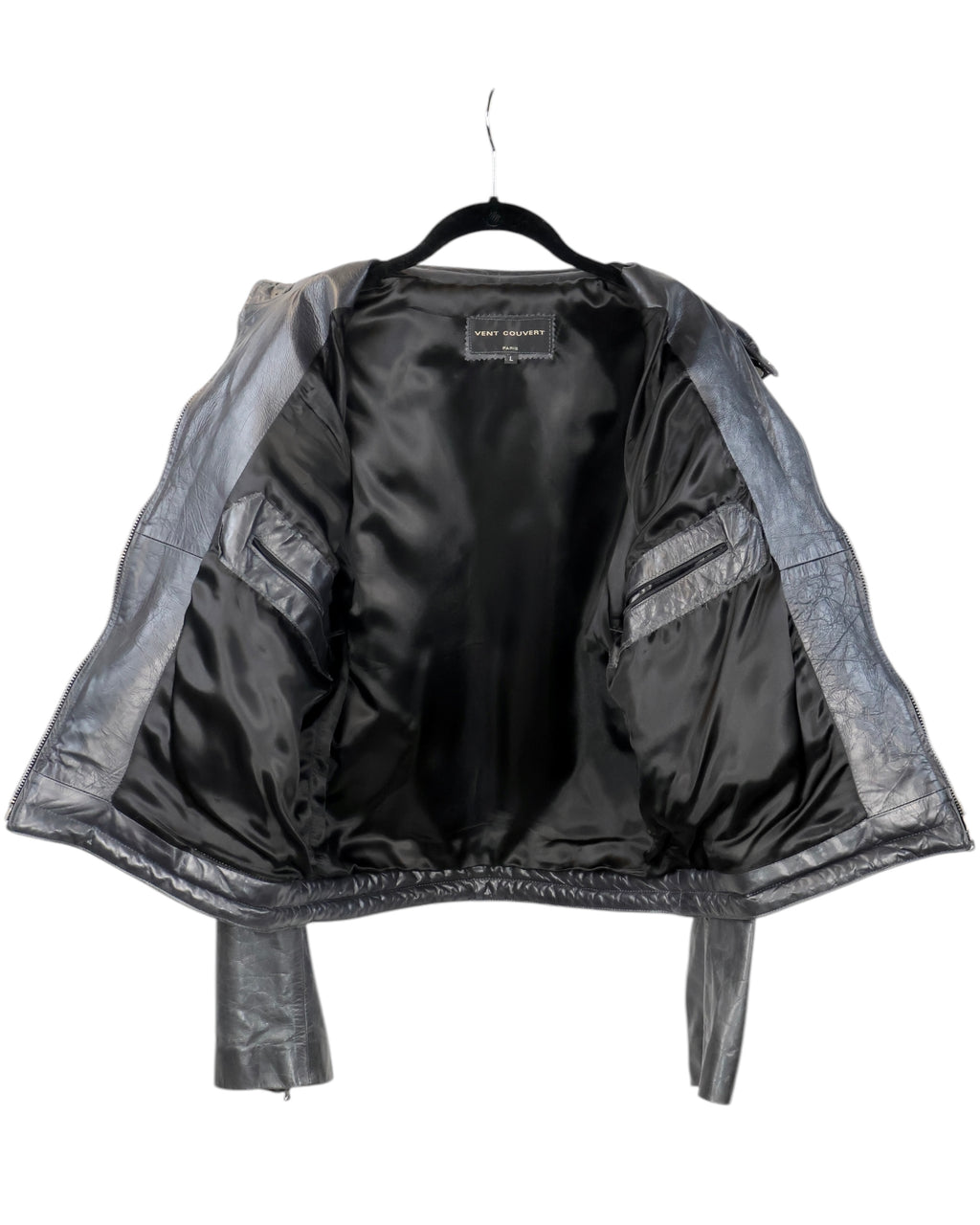 VentCouvert black leather jacket