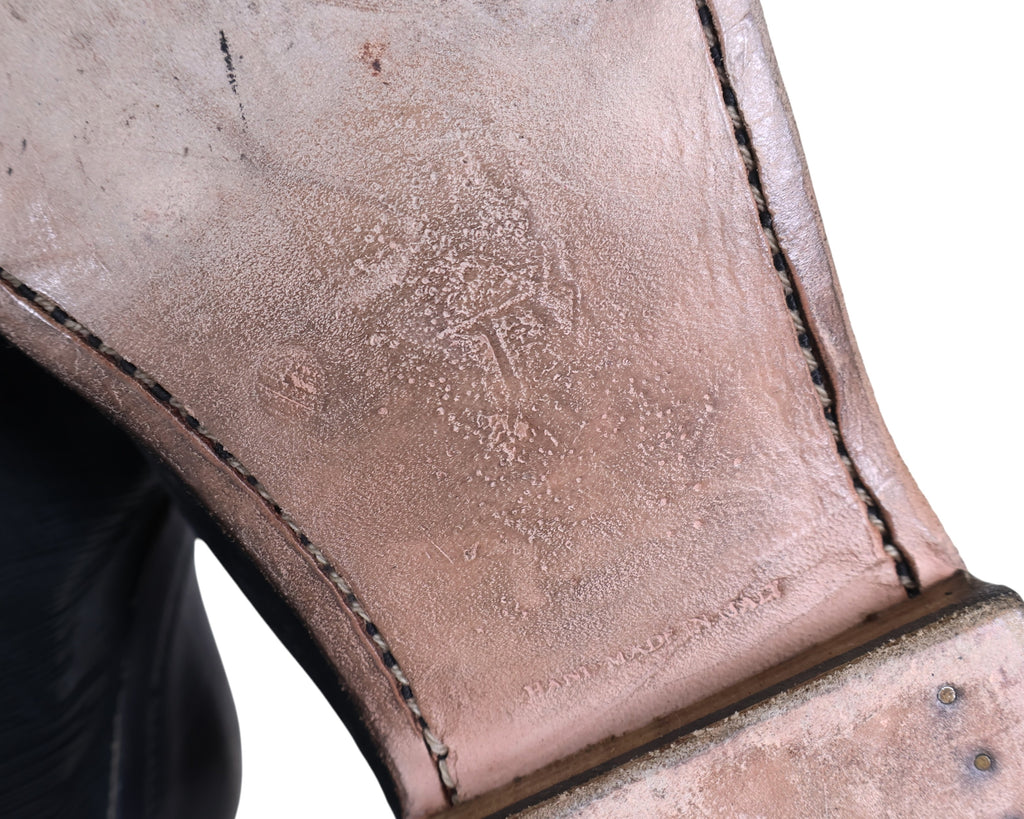 John Varvatos leather black boots