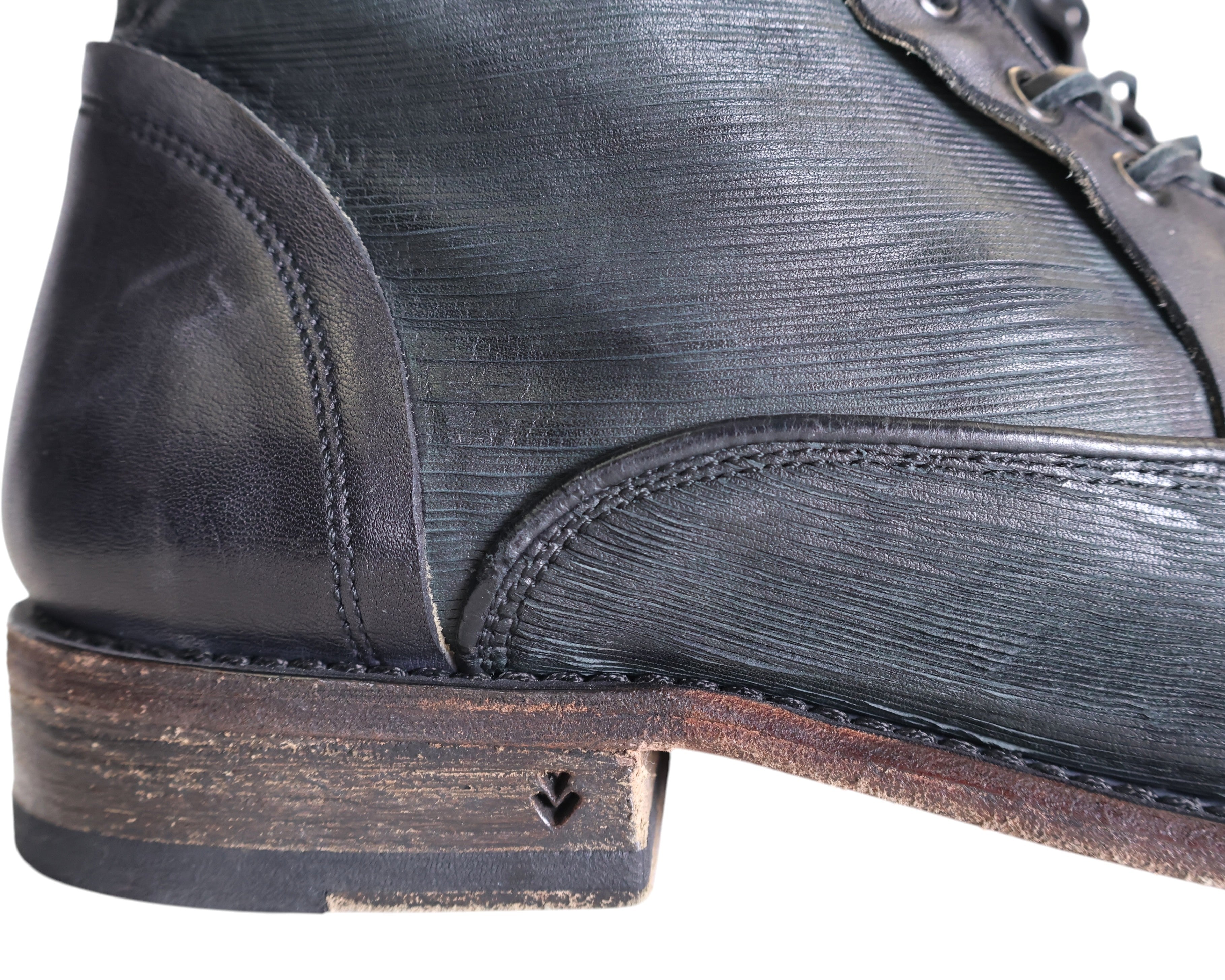 John Varvatos leather black boots
