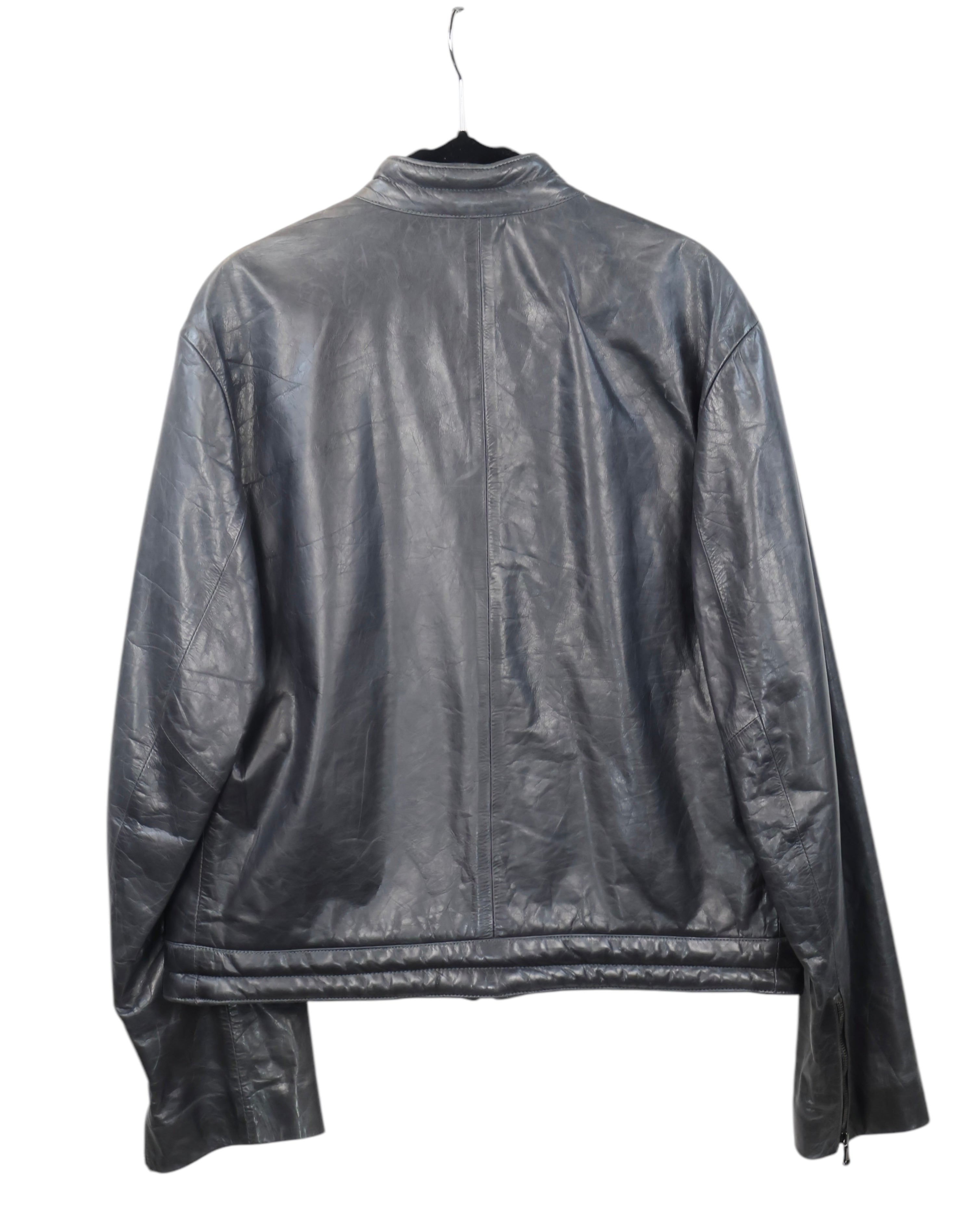 VentCouvert black leather jacket