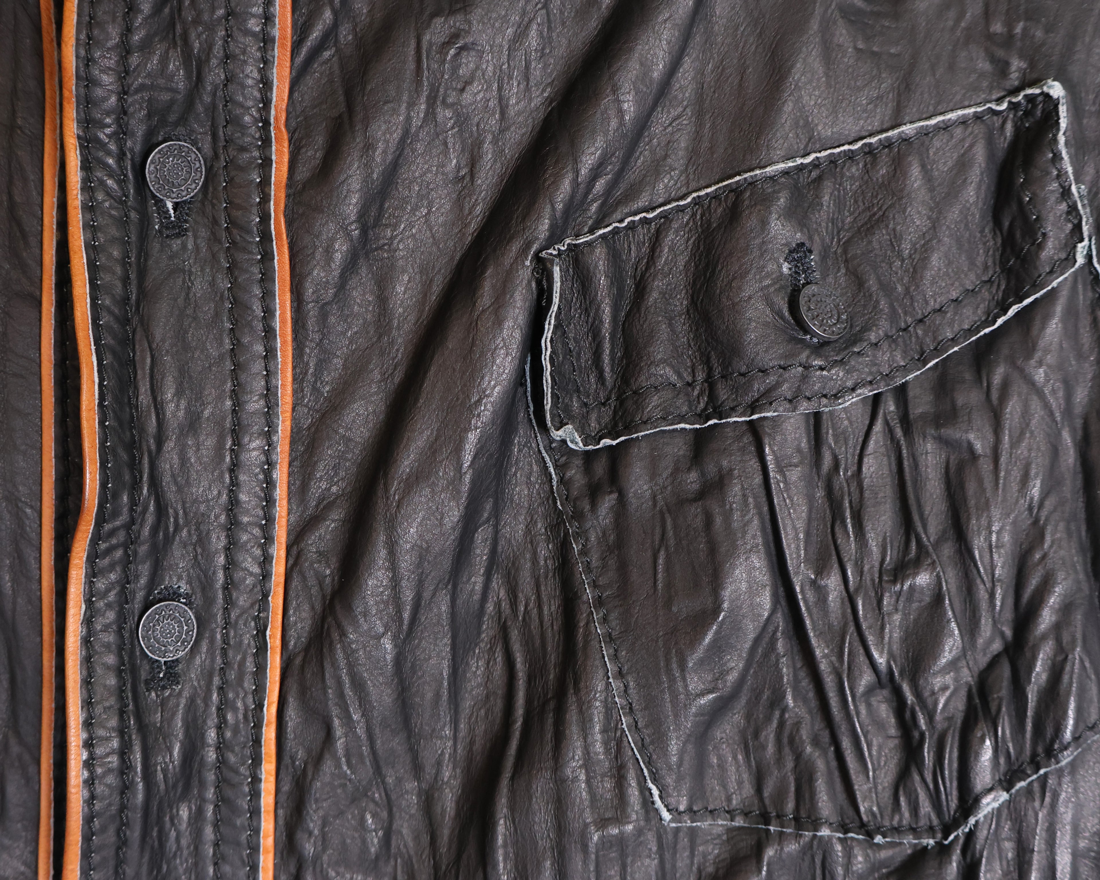 Roberto Cavalli leather vest