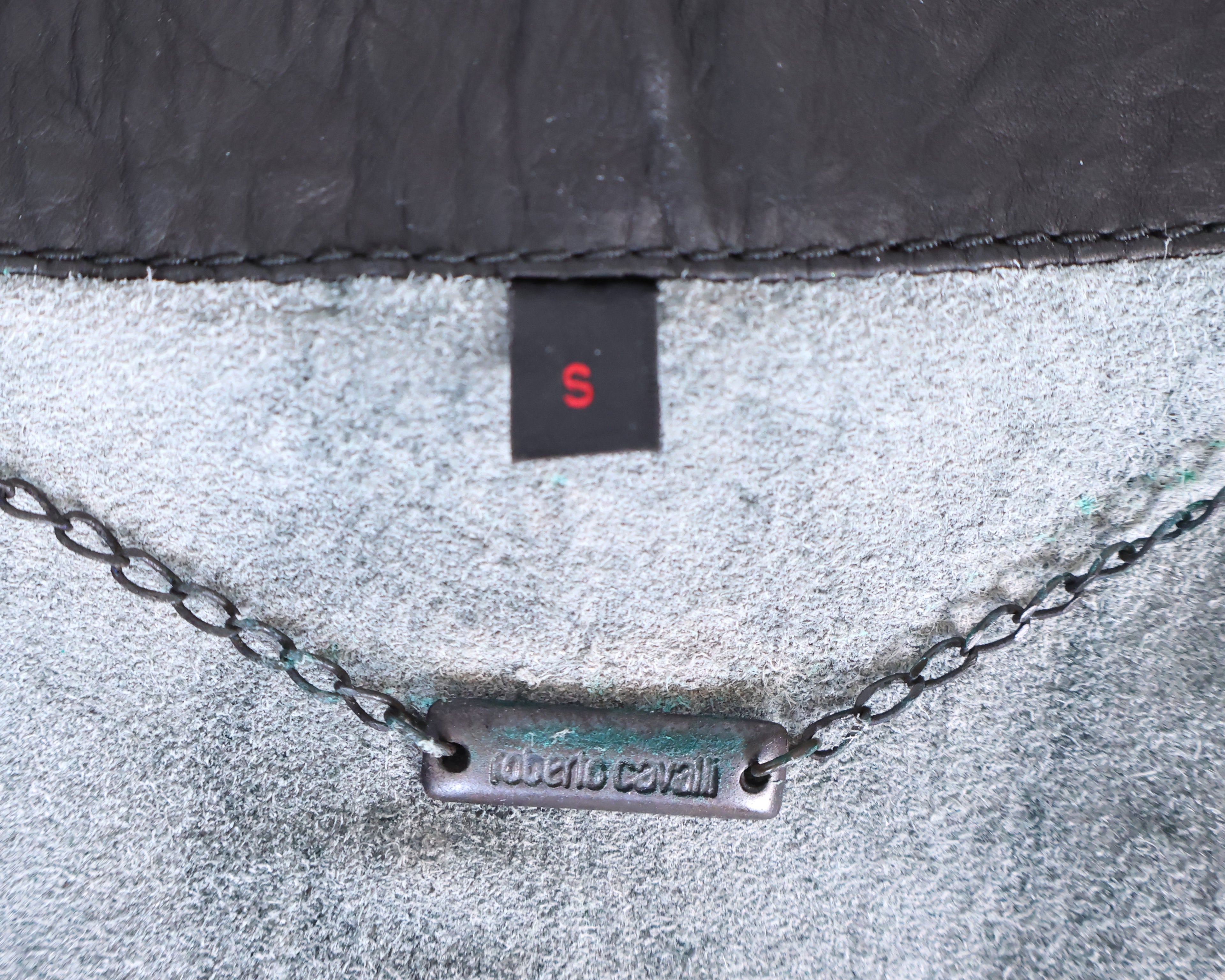 Roberto Cavalli leather vest