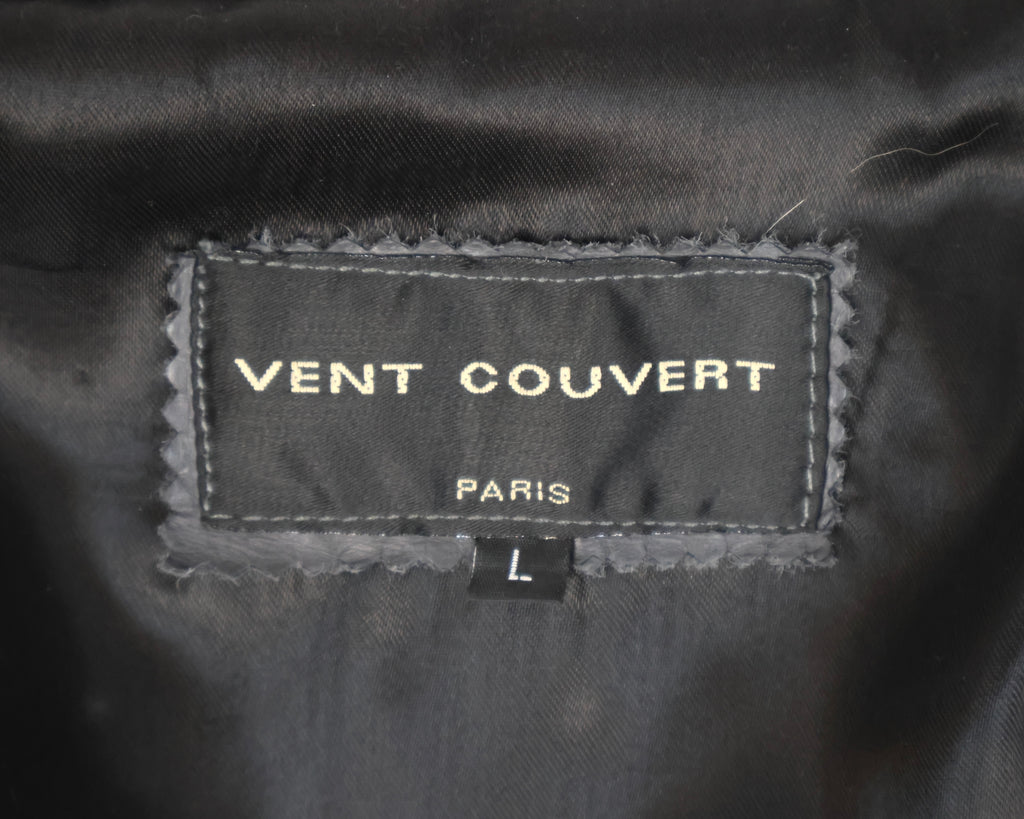 VentCouvert black leather jacket