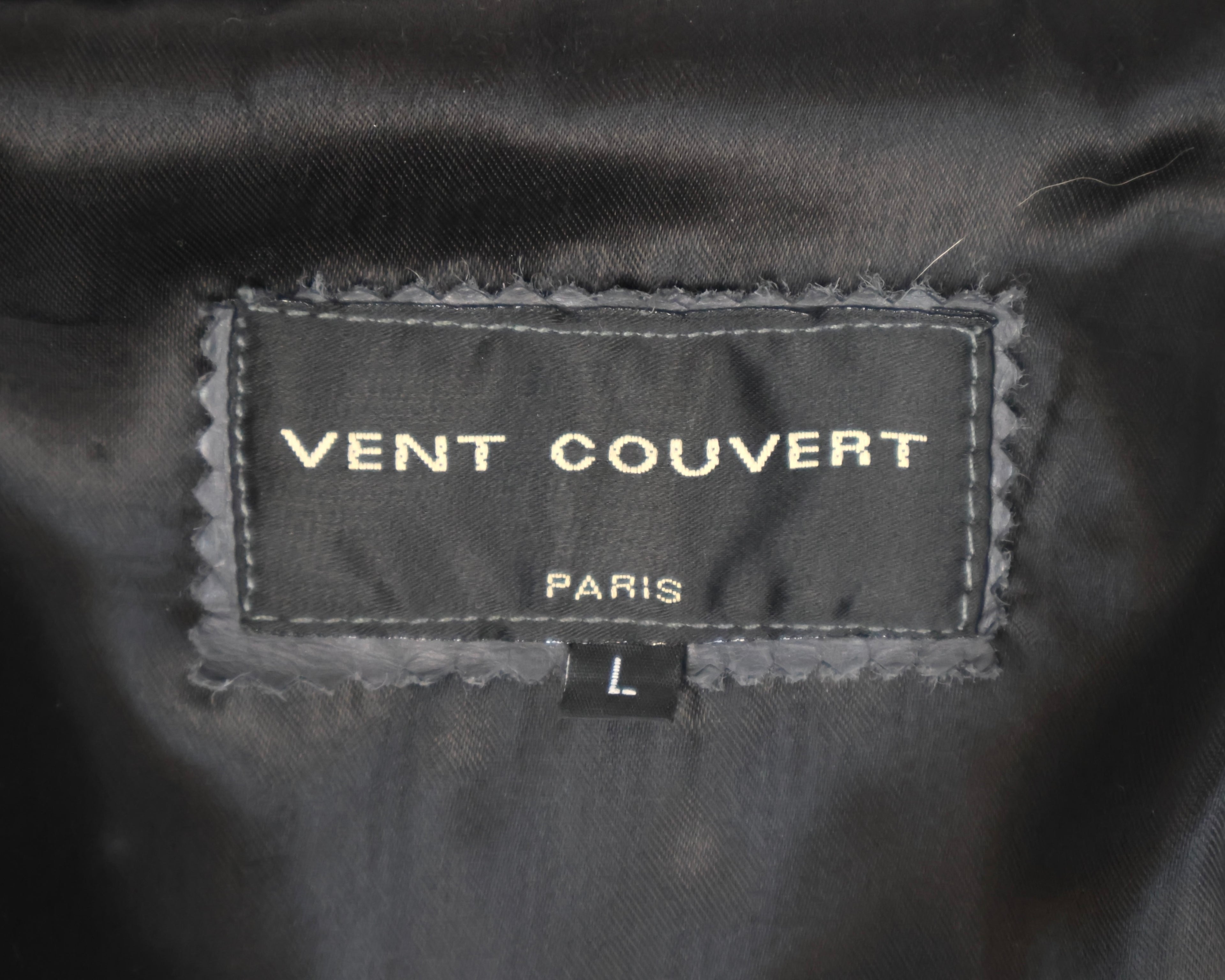 VentCouvert black leather jacket