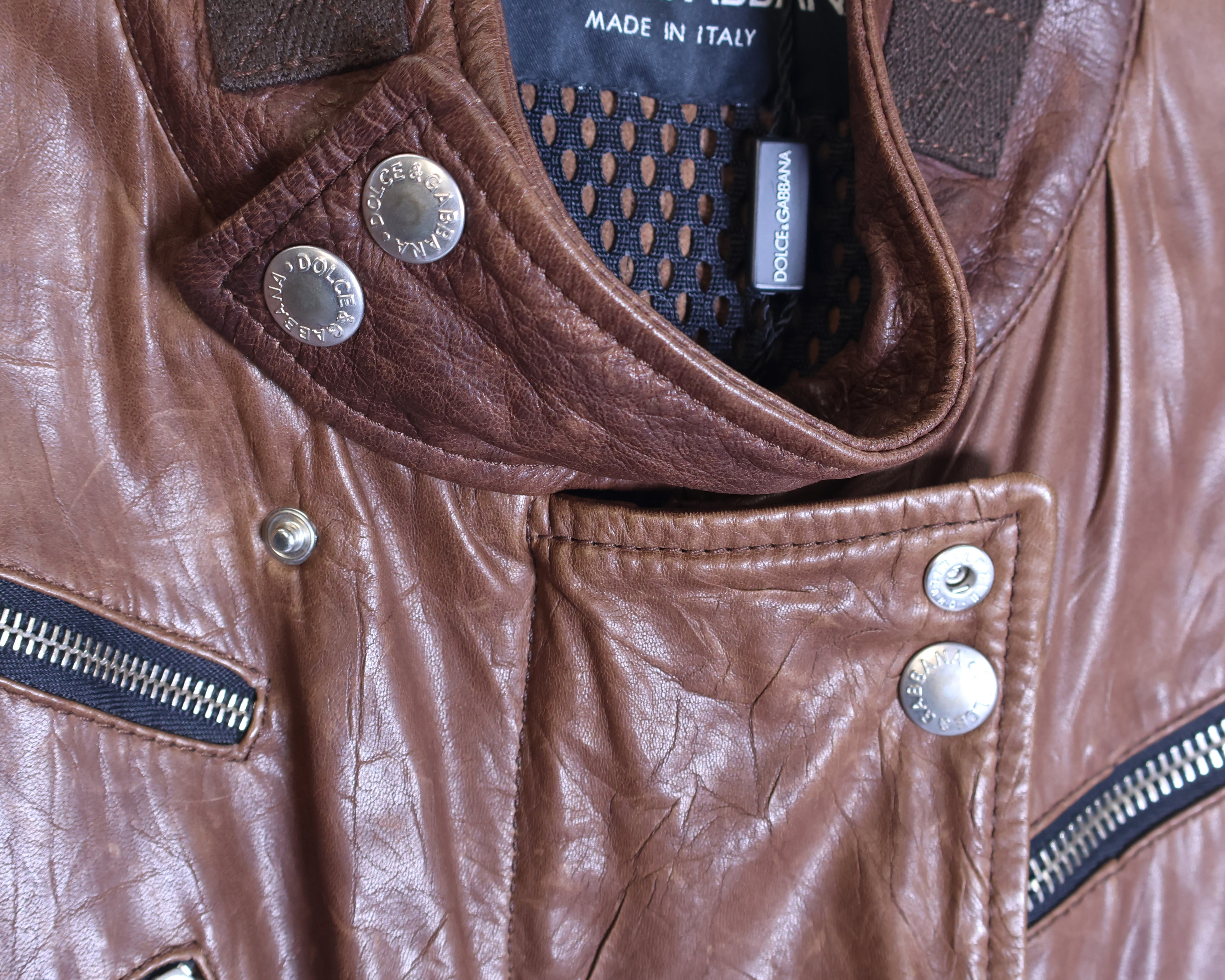 Dolce & Gabbana sheepskin leather Jacket