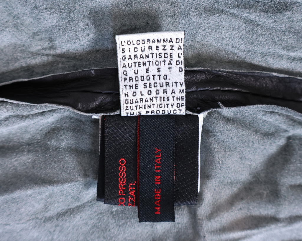 Roberto Cavalli leather vest
