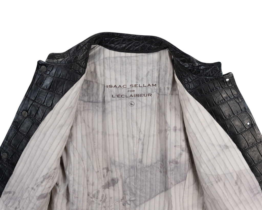 Isaac Sellam for L’Éclaireur, Crocodile Leather Jaket