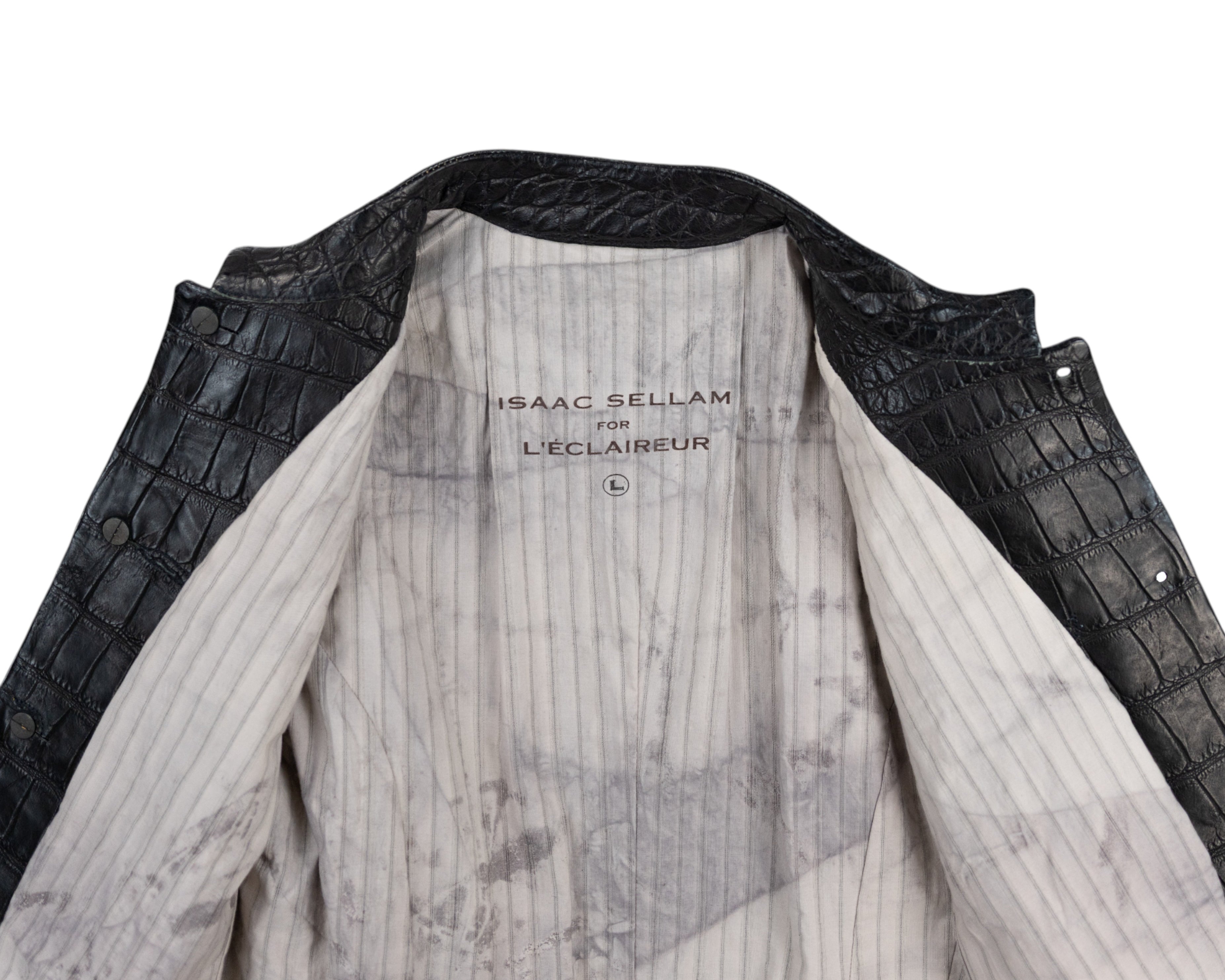 Isaac Sellam for L’Éclaireur, Crocodile Leather Jaket