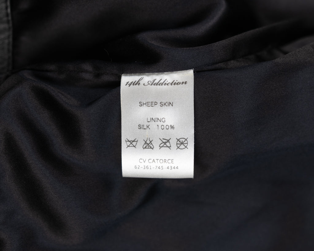 14th addiction JK Desert leather jacket