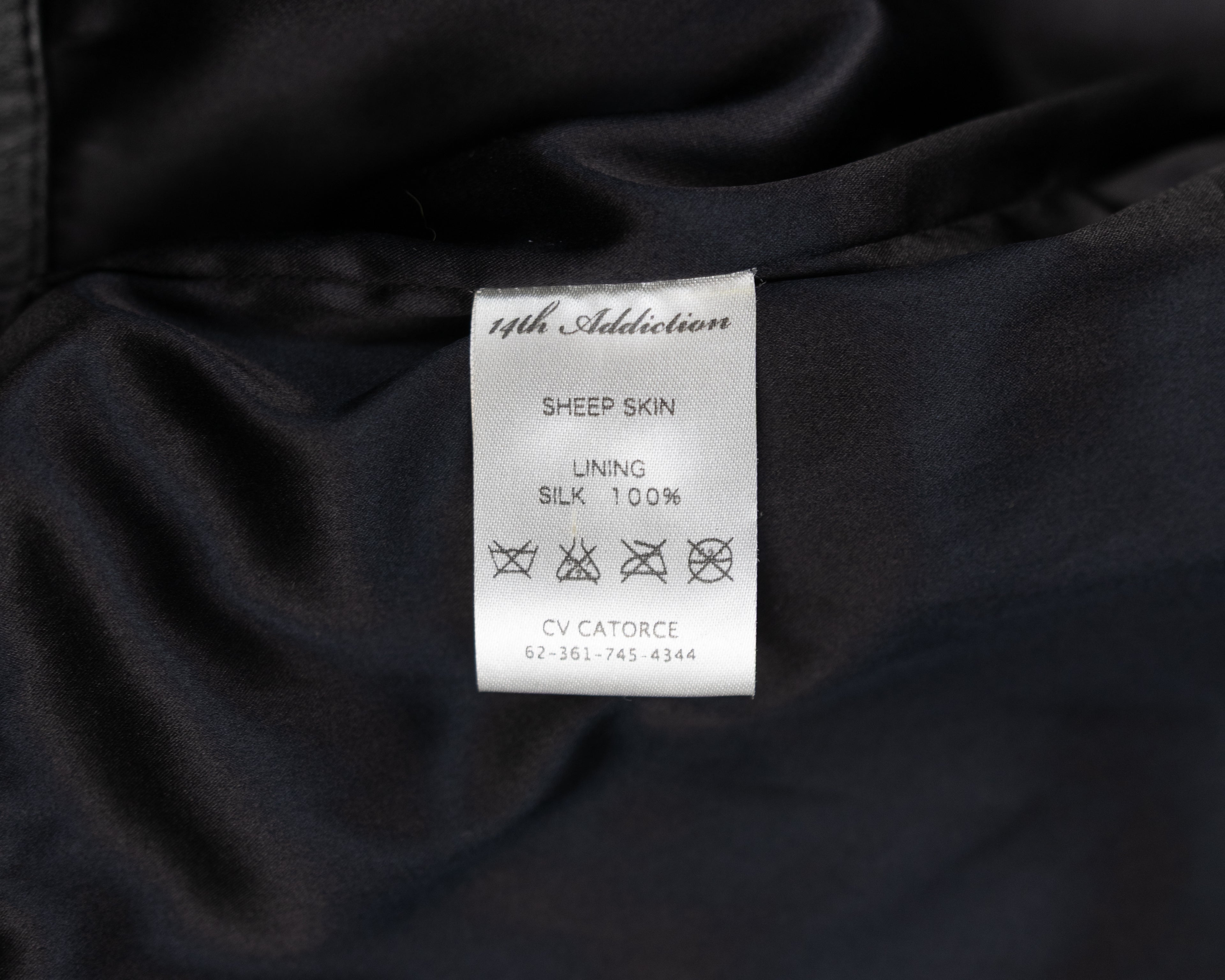14th addiction JK Desert leather jacket